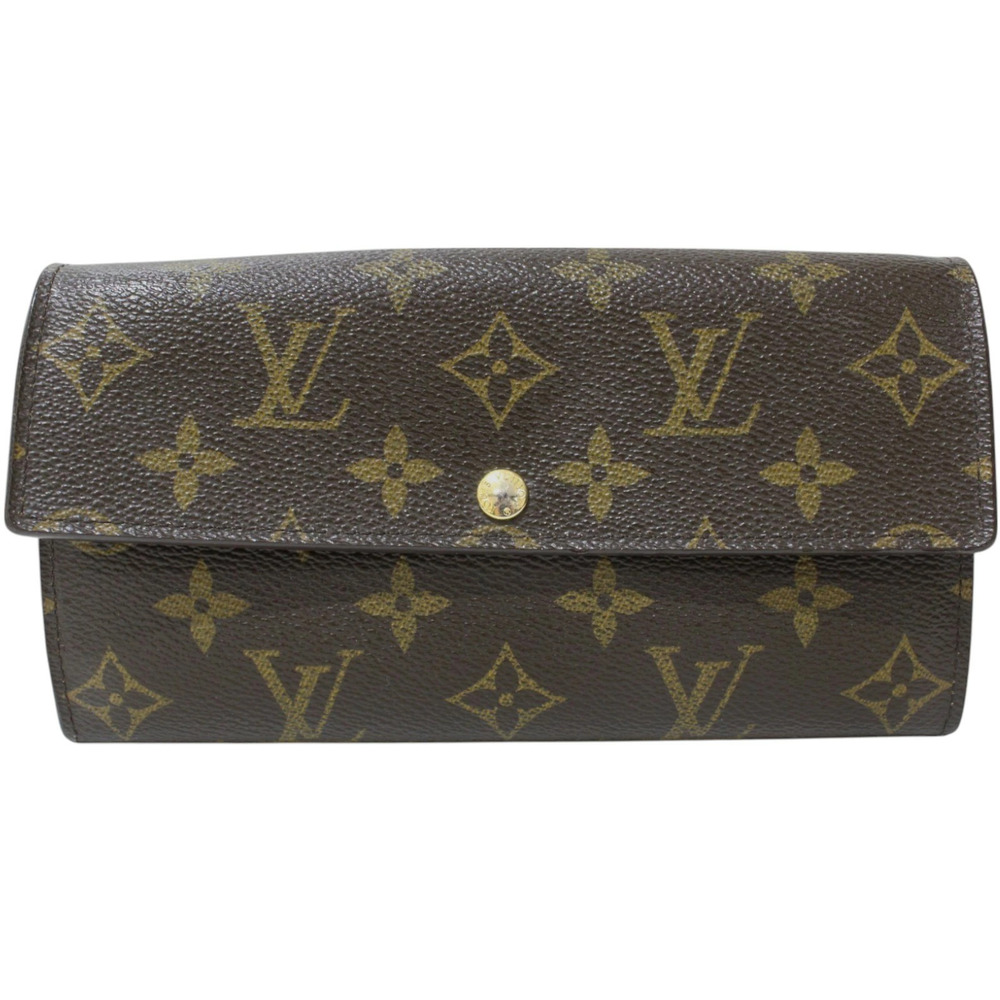 LOUIS VUITTON Portefeuille Sarah Brown Monogram Canvas